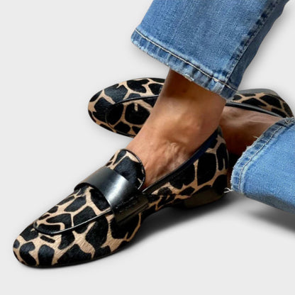 Louise | Leopard Moccasins Loafers