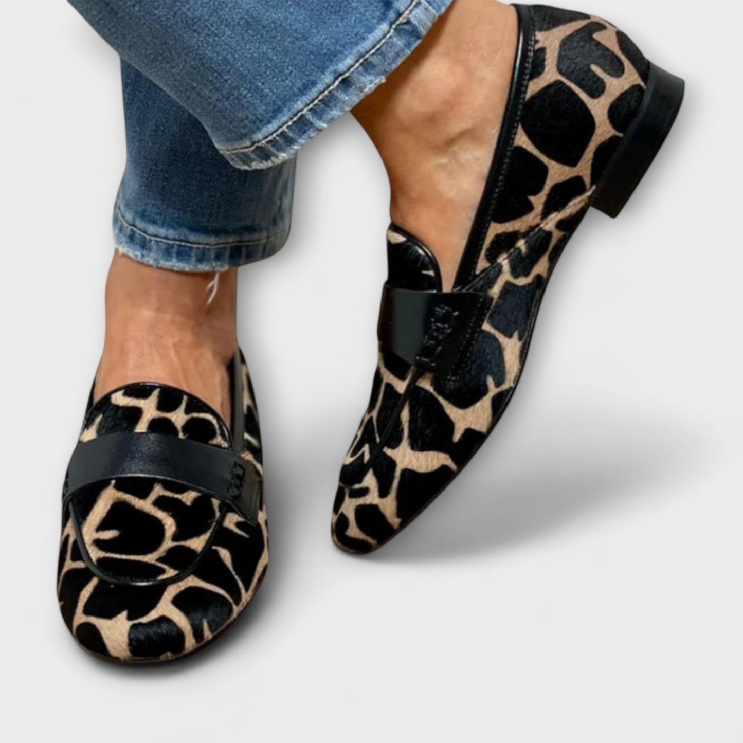 Louise | Leopard Moccasins Loafers