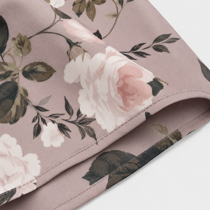 Lila | Floral Chiffon Wrap Midi Dress