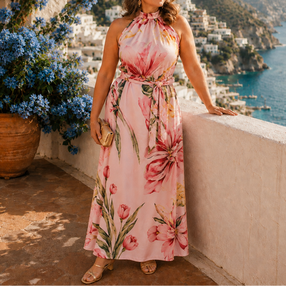 Rosa | Halter Maxi Dress