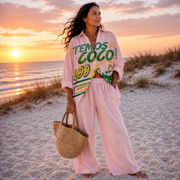Morena | Ocean Print Relaxed Co-Ord Set