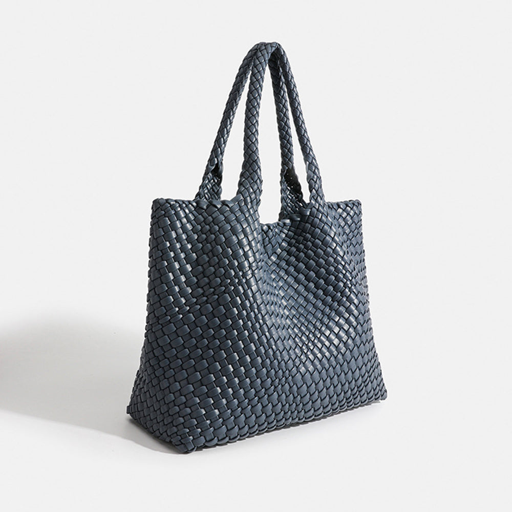Marcelina | Duża pleciona torebka shopper