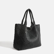 Marcelina | Duża pleciona torebka shopper