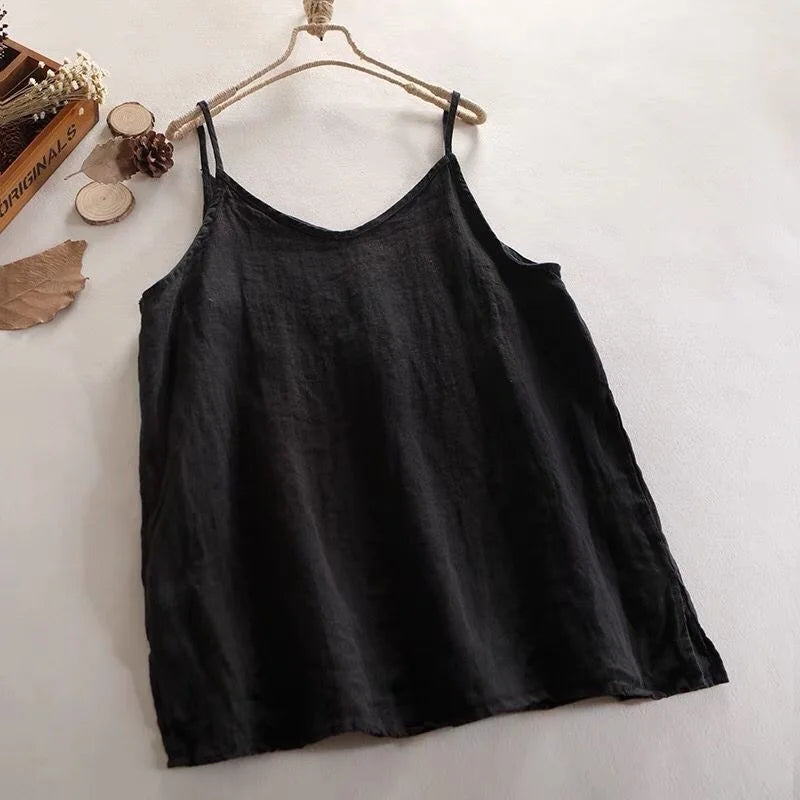 Diana | Linen Camisole Top