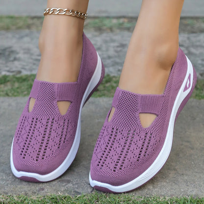 Donna | Slip-Ons Breathable Walking Shoes
