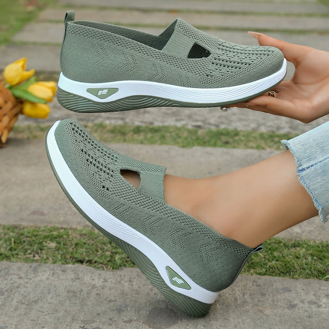 Donna | Slip-Ons Breathable Walking Shoes