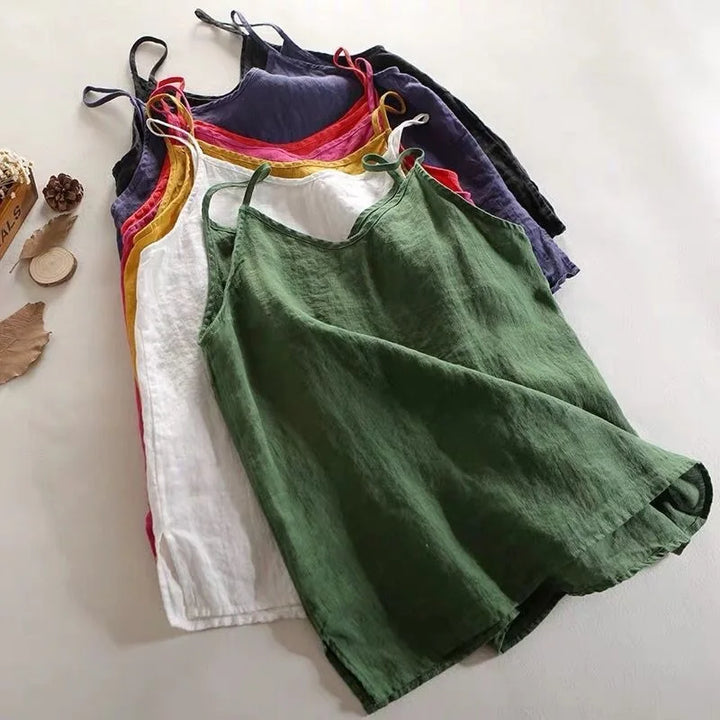 Diana | Linen Camisole Top