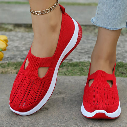 Donna | Slip-Ons Breathable Walking Shoes
