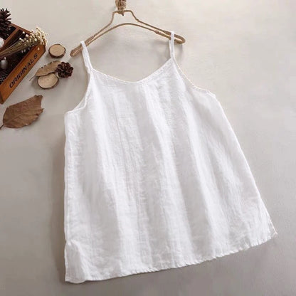 Diana | Linen Cotton Camisole Top