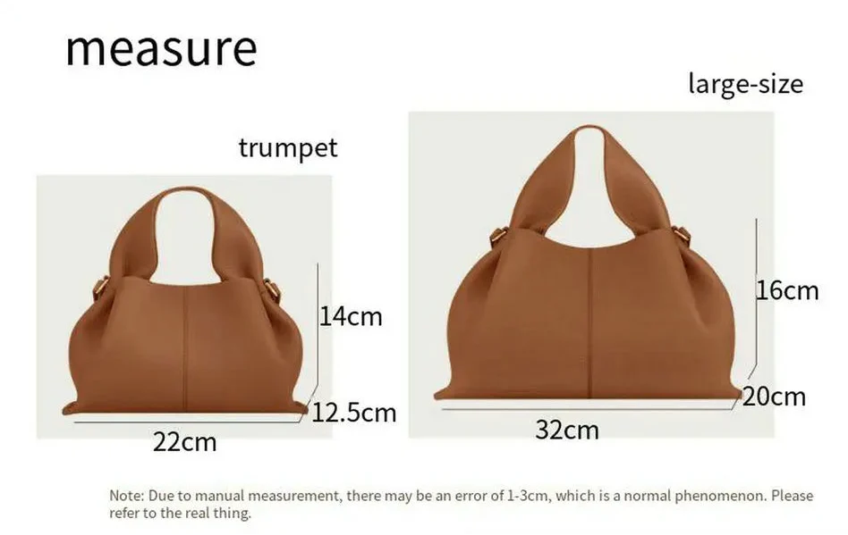 Gabriela | Damska Torebka Crossbody w Stylu Cloud Dumpling
