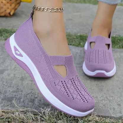 Donna | Slip-Ons Breathable Walking Shoes