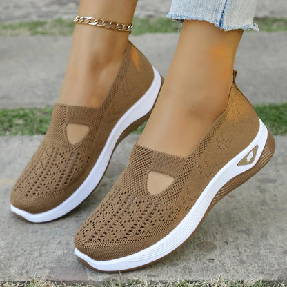 Donna | Slip-Ons Breathable Walking Shoes