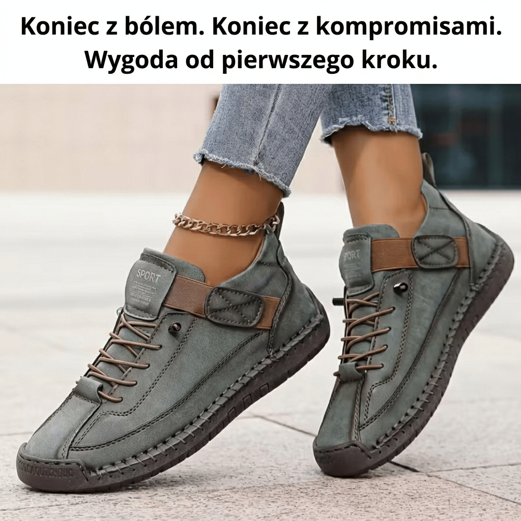 Monika | Komfortowe Damskie Buty Ortopedyczne z Amortyzacją i Wsparciem Stopy