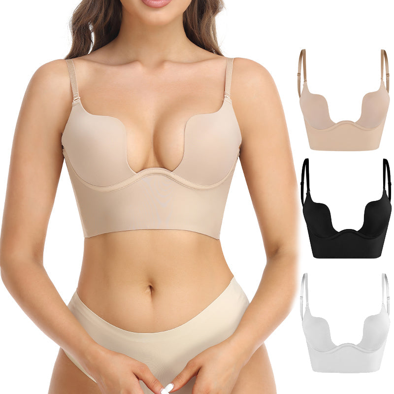 Edyta | Miękki Damski Biustonosz Push-Up Modelujący o Bezszwowym Kroju