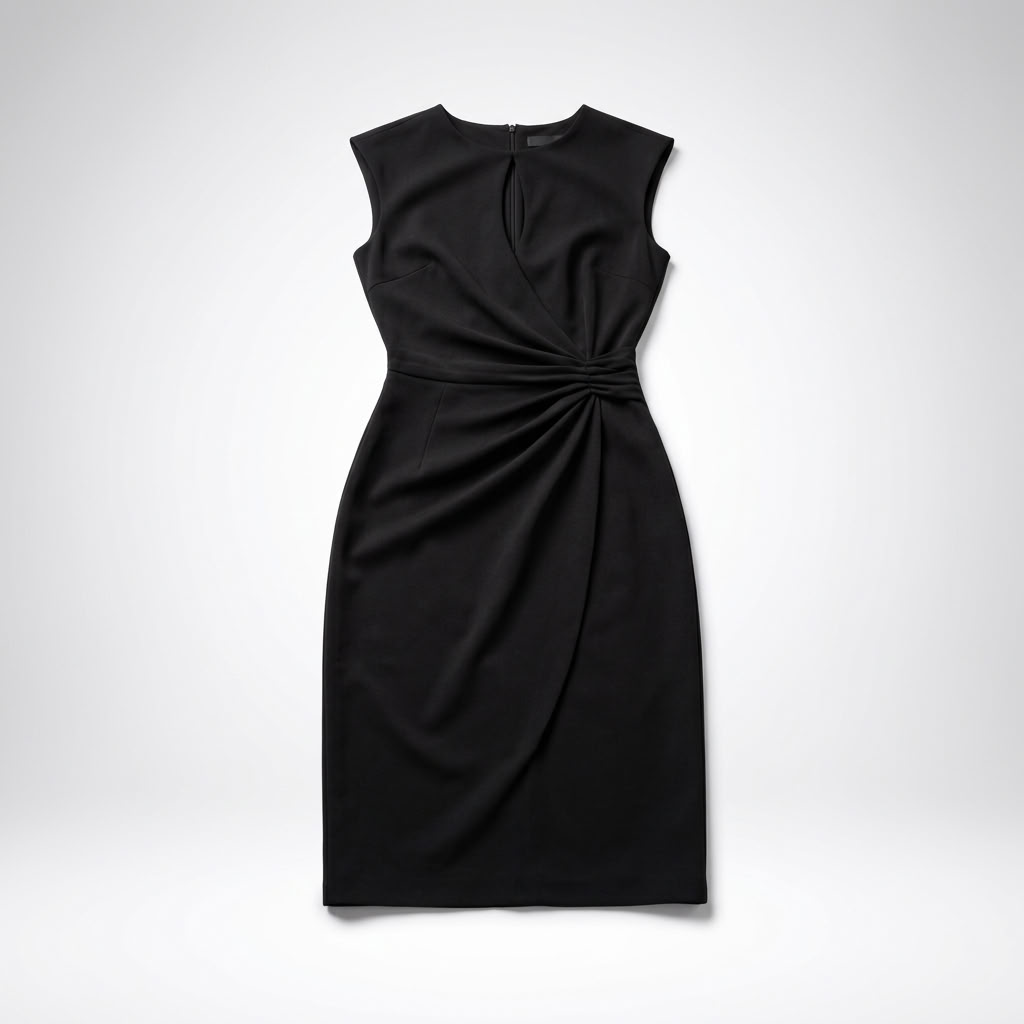 Celina | Elegancka sukienka midi z marszczeniem w talii