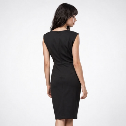 Celina | Elegancka sukienka midi z marszczeniem w talii